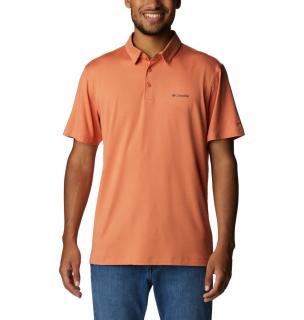 Columbia Pánske tričko POLO Tech Trail™ Polo Veľkosť: XL, Farba: Desert Orange Heather