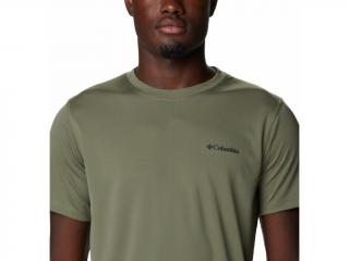 Columbia Pánske tričko Zero Rules™ Short Sleeve Shirt Veľkosť: L, Farba: Stone Green