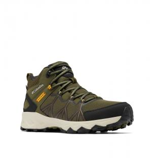 Columbia Pánske turistické topánky PEAKFREAK™ II MID OUTDRY™ zelené Veľkosť: 42,5, Farba: Nori, Black