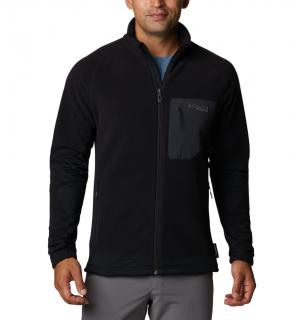 Columbia TITANIUM Pánska bunda Polartec® 200g fleece Titan Pass čierna Veľkosť: L, Farba: Black