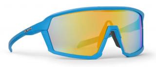 Demon okuliare s vysoko kontrastným zrkadlovým sklom Veľkosť: Unisex, Farba: Matt BLUE, white