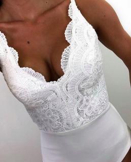 Body Crochet White Exclusive veľkosť: M