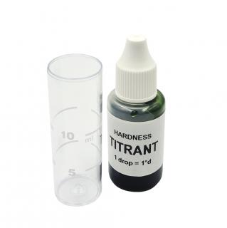Kvapkový tester tvrdosti vody titračnou metódou - 1 fľaškový (15 ml)