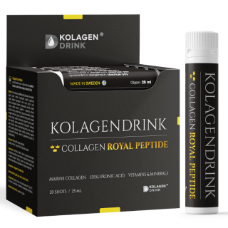 KolagenDrink Royal Peptide Shots prémiový hydrolyzovaný morský kolagén 20x25ml ampuliek