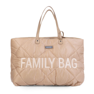 Cestovná taška Childhome - Family Bag Puffered Beige
