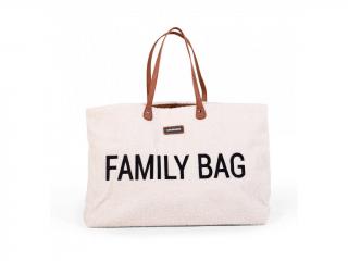 Cestovná taška Childhome - Family Bag Teddy Off White