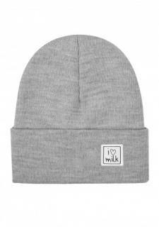 Čiapka I Love Milk - Beanie Grey Melange