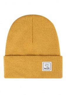 Čiapka I Love Milk - Beanie Yellow