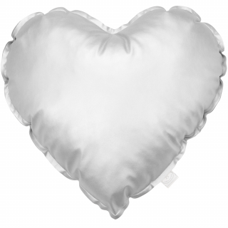 Dekoračný vankúš Cotton&Sweets - Shiny - srdce Silver