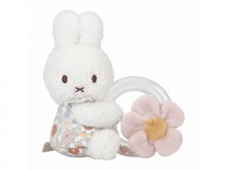 Hrkálka s korálkami králiček Miffy Little Dutch - Vintage kvety