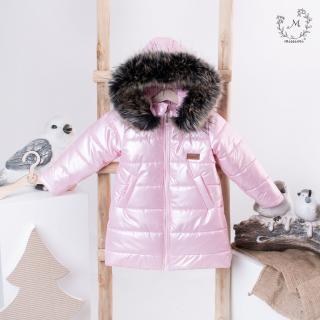 Predĺžená bunda Missimi - Pearly Pink Veľkosť: 116