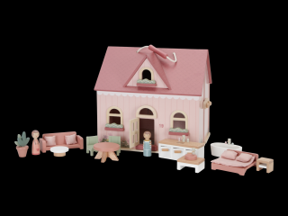 Prenosný domček pre bábiky Little Dutch
