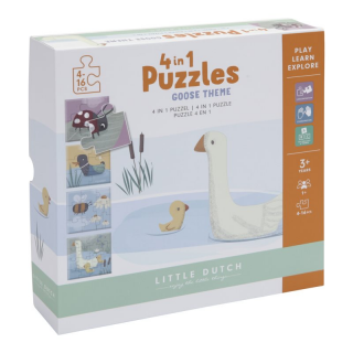 Puzzle Little Dutch - Goose 4in1