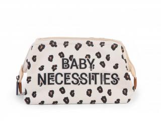 Toaletná taška Childhome - Baby Necessities Canvas Leopard