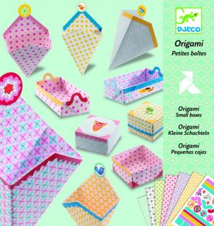 Tvorivá sada Origami Djeco - Malé krabičky