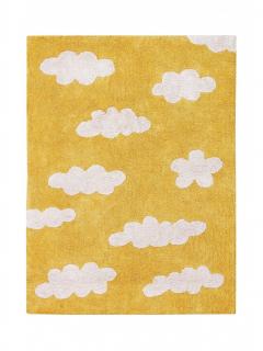 Detský koberec Clouds Mostaza žltý 120x160