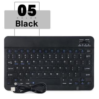 Barevná klávesnice bluetooth Barva: Černá