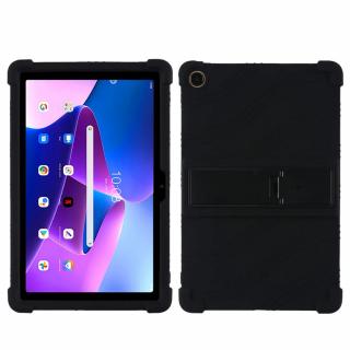 Farebný silikónový obal na Samsung Galaxy Tab A9 Barva: Čierná