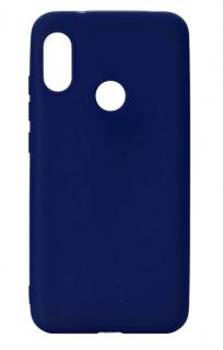 Farebný silikónový obal na Xiaomi MI A2 Lite Modrá: Tmavě modrá