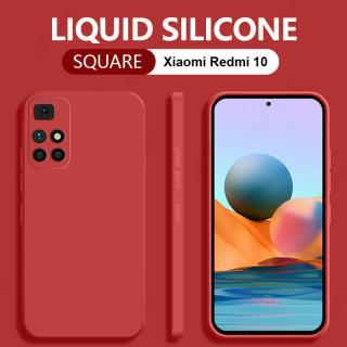 farebný silikónový obal na Xiaomi Redmi 10 Barva: Červená