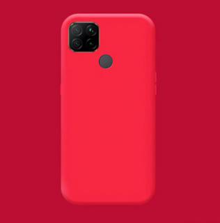 Farebný silikónový obal na Xiaomi Redmi 9C Barva: Červená