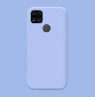 Farebný silikónový obal na Xiaomi Redmi 9C Modrá: Světle modrá