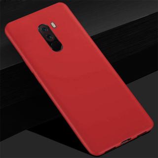 Farevný silikónový obal na Xiaomi Pocophone F1 Barva: Červená