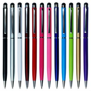 Luxusné pero a stylus v 1 na kapacitný display Barva: Červená
