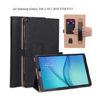 LUXUSNÉ PUZDRO Samsung Galaxy Tab A 10,1 s vreckami Barva: Čierná