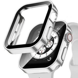 Luxusní obal na Apple Watch Serie 7/8 - 45 mm Barva: Červená-matná