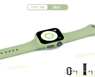 Luxusní set na hodinky pro Apple Watch 5 - 40mm Barva: Zelená