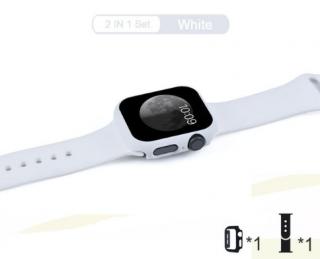 Luxusní set na hodinky pro Apple Watch 5 - 44mm Barva: Bílá