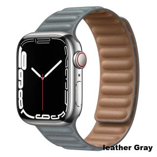 Magnetický Opasok na hodinky Apple Watch 38,40,41 mm možnosti: leather Gray