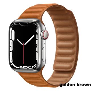 Magnetický Opasok na hodinky Apple Watch 42, 44, 45 mm možnosti: golden brown