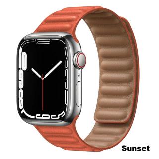 Magnetický Opasok na hodinky Apple Watch 42, 44, 45 mm možnosti: Sunset