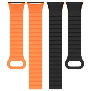 Magnetický pásik na Xiaomi Smart Band 8 Pro Barva: černo - oranžová