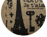 Malá peňaženka Barva: Béžová - Eiffelova věž