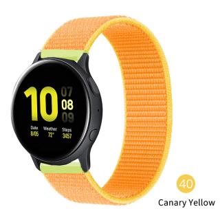 Nylonový opasok na hodinky 22 mm - řemínek Varianta: Canary Yellow 40