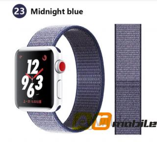 Nylonový pásek pro APPLE WATCH 38/40/41 mm možnosti: Midnight blue