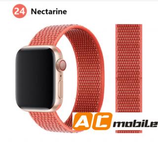 Nylonový pásek pro APPLE WATCH 38/40/41 mm možnosti: Nectarine