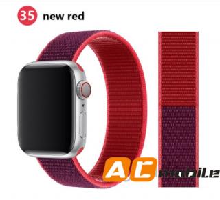 Nylonový pásek pro APPLE WATCH 38/40/41 mm možnosti: NEW Red