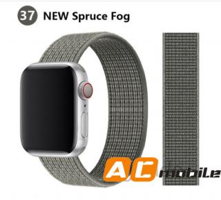 Nylonový pásek pro APPLE WATCH 38/40/41 mm možnosti: NEW Spruce Fog