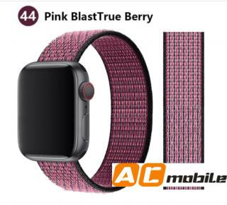 Nylonový pásek pro APPLE WATCH 38/40/41 mm možnosti: Pink BlastTrue Berry