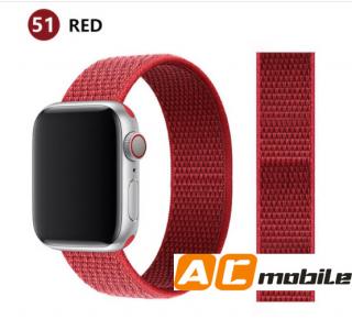 Nylonový pásek pro APPLE WATCH 38/40/41 mm možnosti: Red