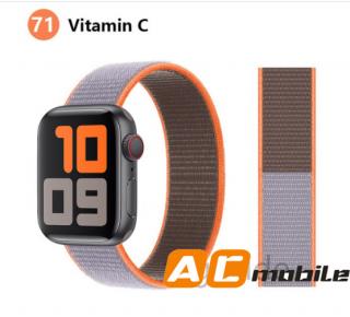 Nylonový pásek pro APPLE WATCH 38/40/41 mm možnosti: Vitamin C