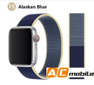 Nylonový pásek pro APPLE WATCH 42/44/45 mm možnosti: Alaskan Blue