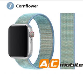 Nylonový pásek pro APPLE WATCH 42/44/45 mm možnosti: Cornflower