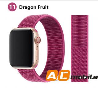 Nylonový pásek pro APPLE WATCH 42/44/45 mm možnosti: Dragon Fruit