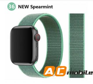 Nylonový pásek pro APPLE WATCH 42/44/45 mm možnosti: NEW Spearmint