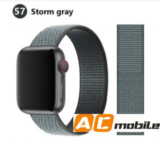 Nylonový pásek pro APPLE WATCH 42/44/45 mm možnosti: Storm gray